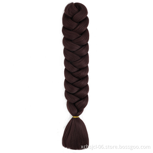 Jumbo Braids New wholesale 82 Inch Synthetic Jumbo Braiding Hair Pre-Stretched High Temperature Fiber Crochet Hair for Women